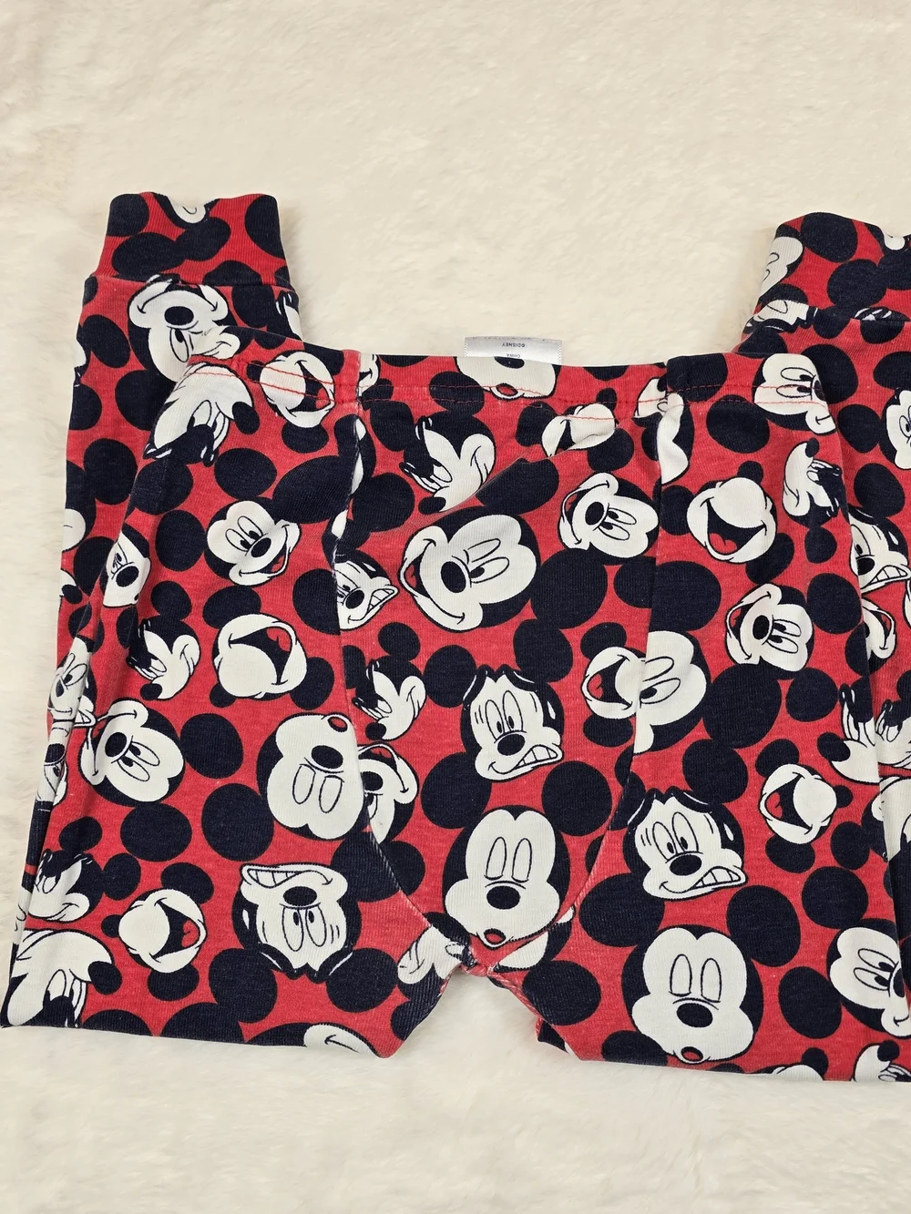 Gap X Disney Kids Navy and Red Mickey Mouse Pajama Set